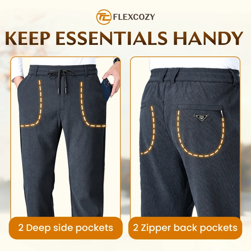 FlexCozy - Cozy Stretch Corduroy Pants for Seniors