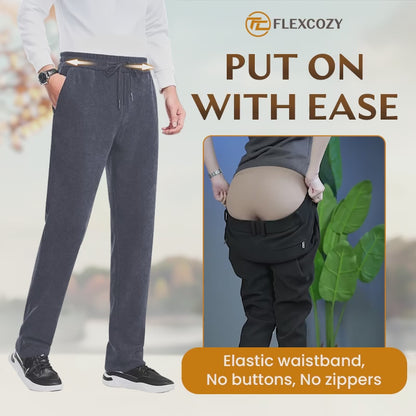 FlexCozy - Cozy Stretch Corduroy Pants for Seniors